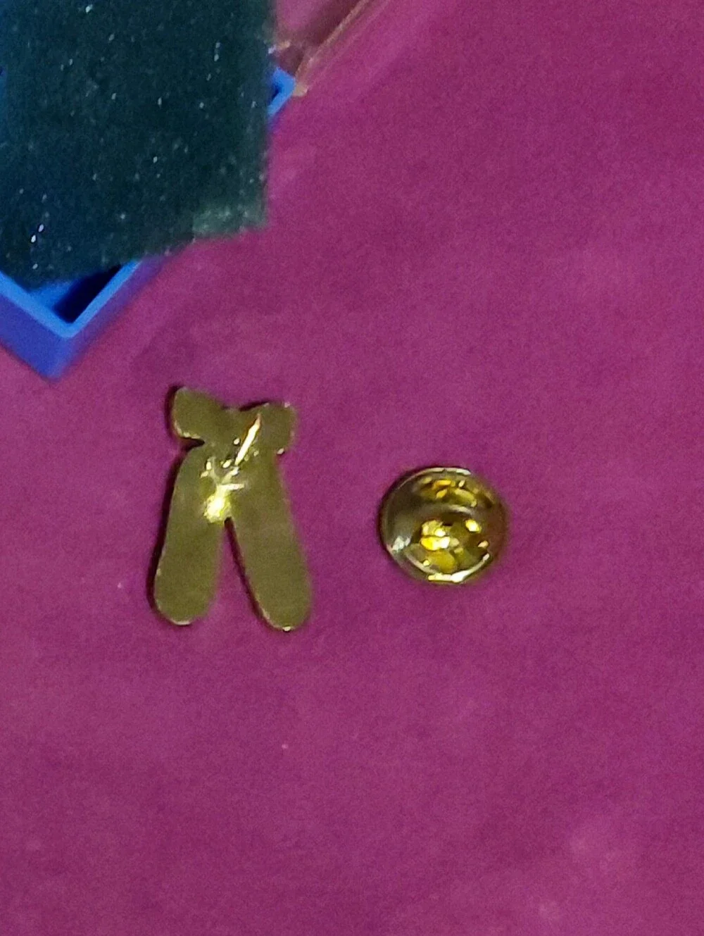 3 Vintage Ballet Slippers NWOT Chenille Pins Gold Tone Individual Cases Set Of 3
